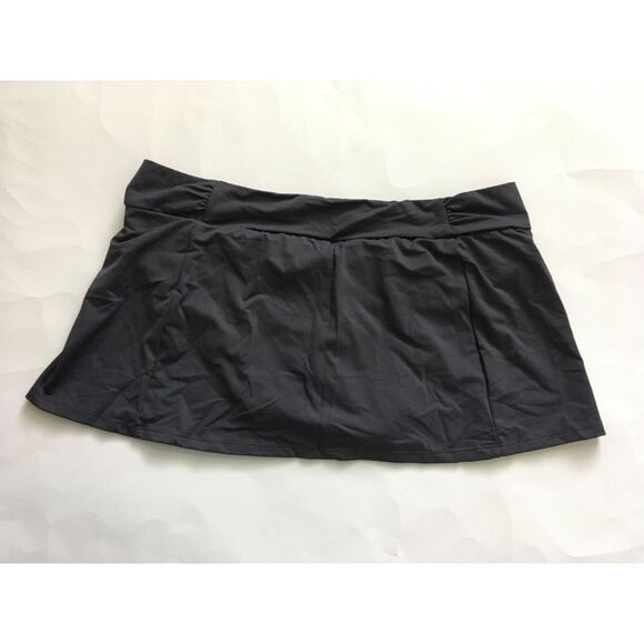 ATHLETA Women’s Dark Gray Swim Skirt Size Medium Style #739767 - Picture 2 of 7